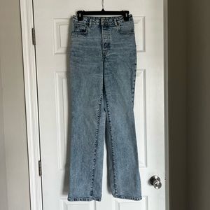 H&M high waisted vintage straight jean